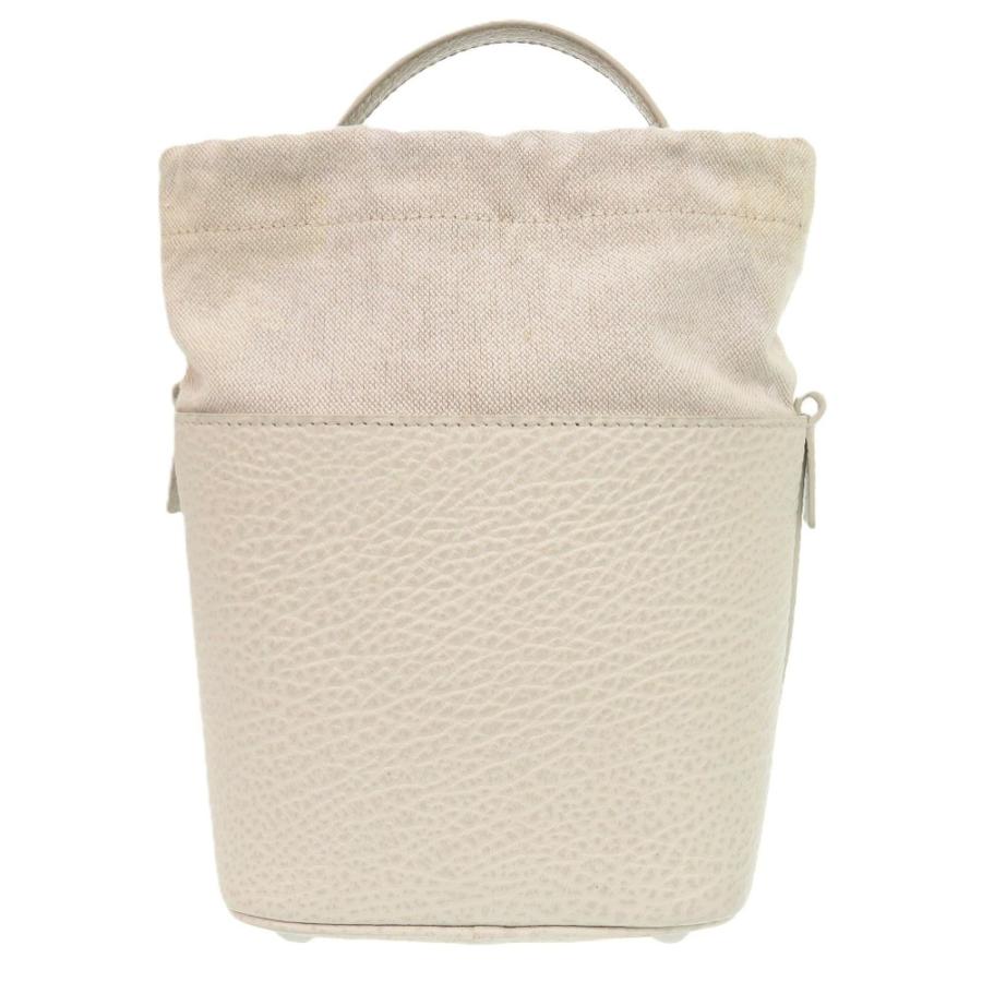 新品同様 メゾン マルジェラ 5AC S61WG0035 レザー キャンバス ライト  