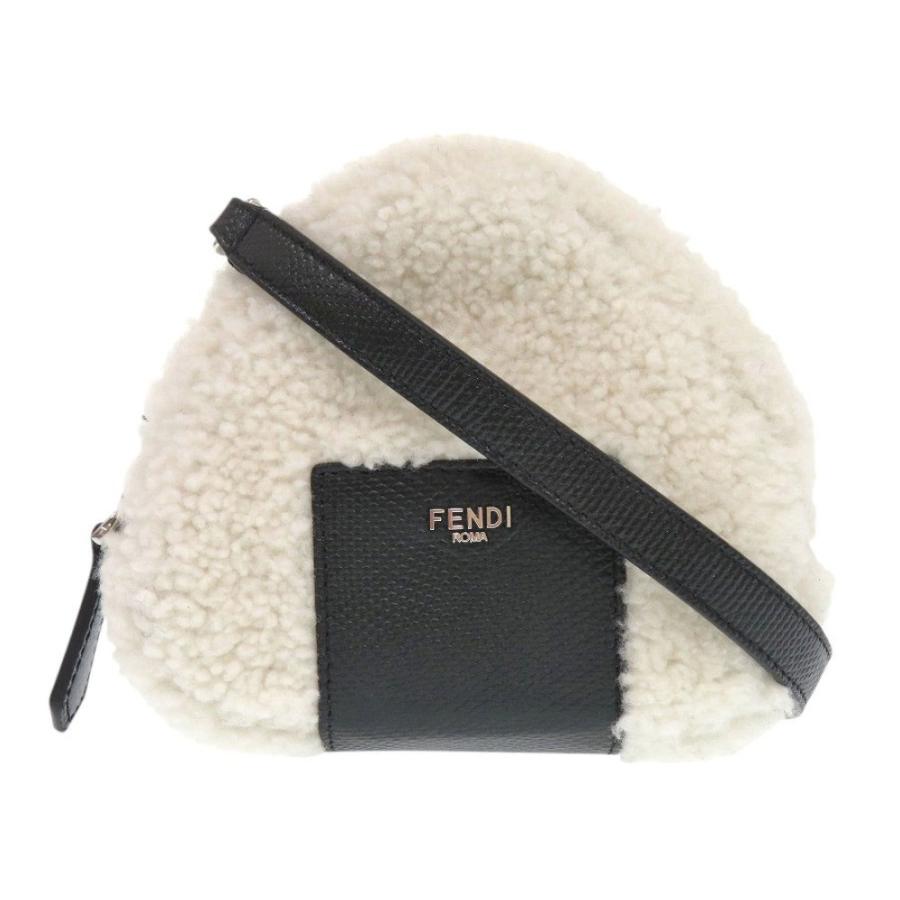 FENDI（フェンディ） 新品同様 おにぎりバッグ 7AS240 シープスキン