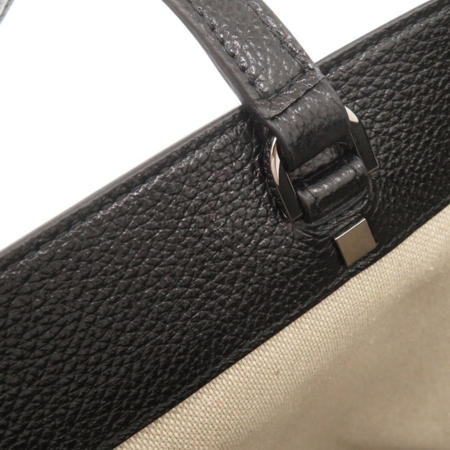 新品同様 ジミーチュウ マーリ レザー ブラック トートバッグ 黒 0323