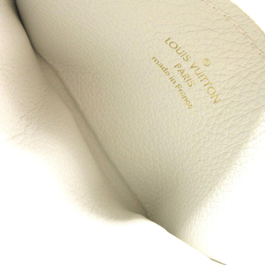 新品同様 ルイ ヴィトン ポルトカルト ロックミー M68727 カードケース カーフレザー ホワイト LV 0371 LOUIS VUITTON_3
