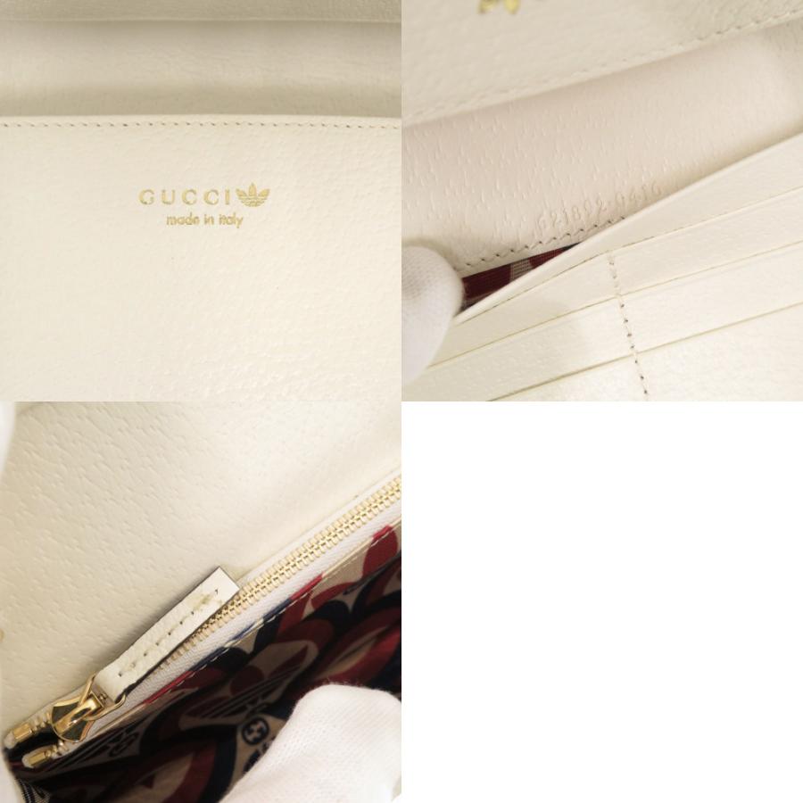 GUCCI（グッチ） 未使用品 × アディダス 621892 レザー レッド 