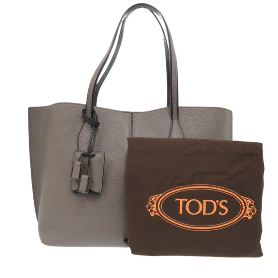 TOD'S(トッズ) トートバッグ ジョイ グレー レザー トッズ トート