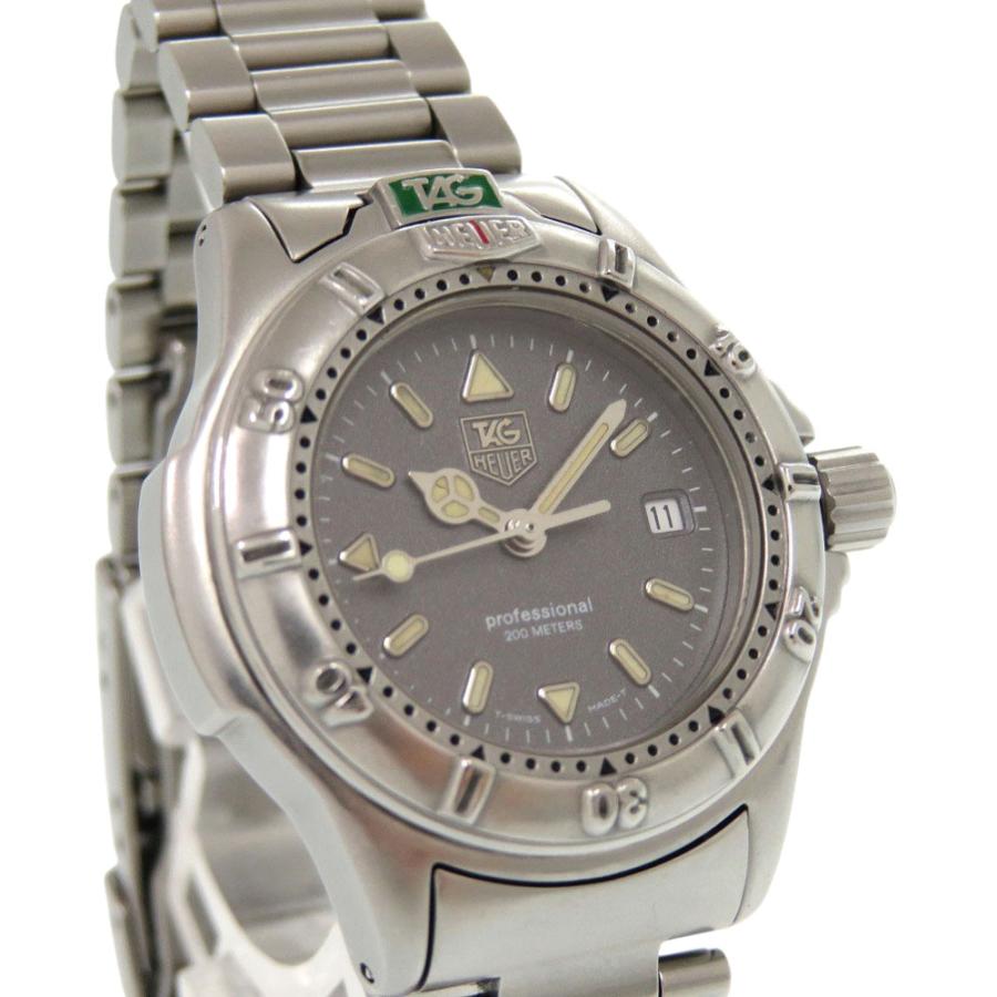 TAG Heuerタグホイヤーセルプロフェッショナル200MS05.008M 美品 タグホイヤー プロフェッショナル200m WF1411-0 SS グレー