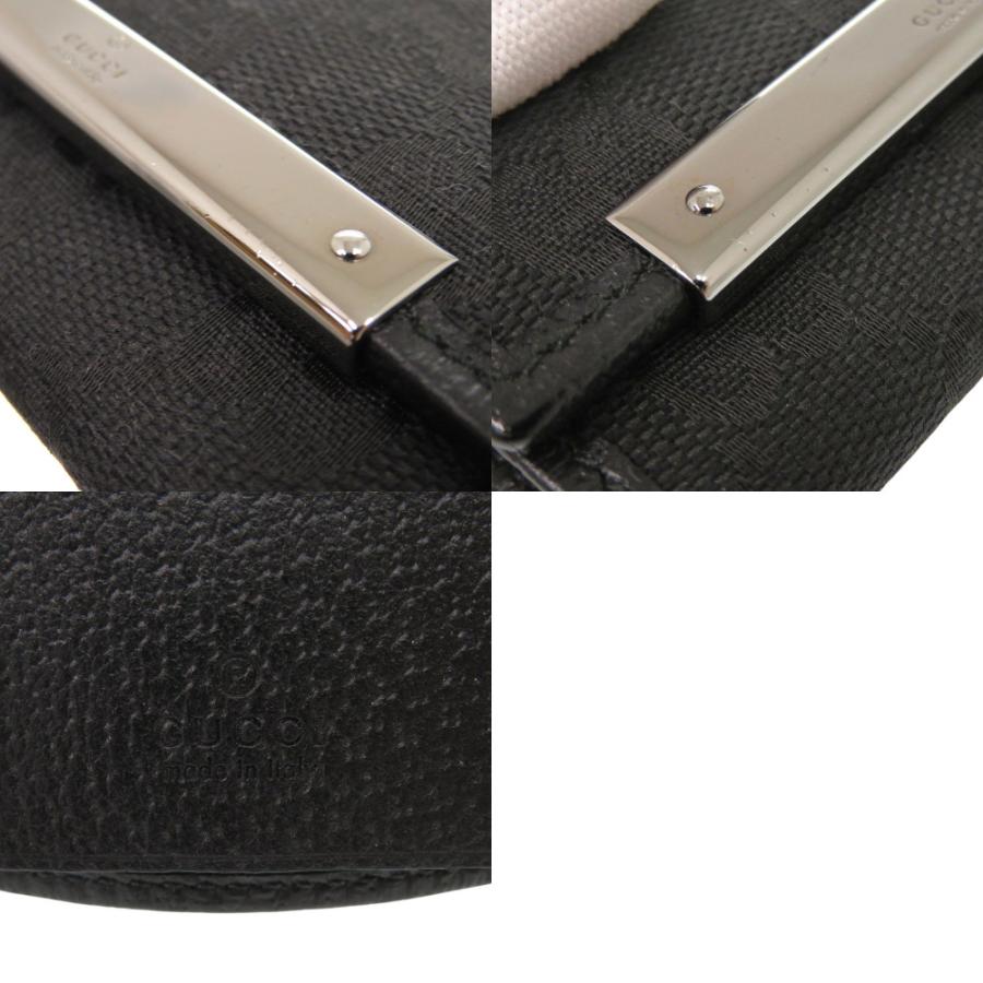 新品同様 グッチ 127048 6連 キーケース GGキャンバス レザー ブラック 黒 0601 GUCCI_5