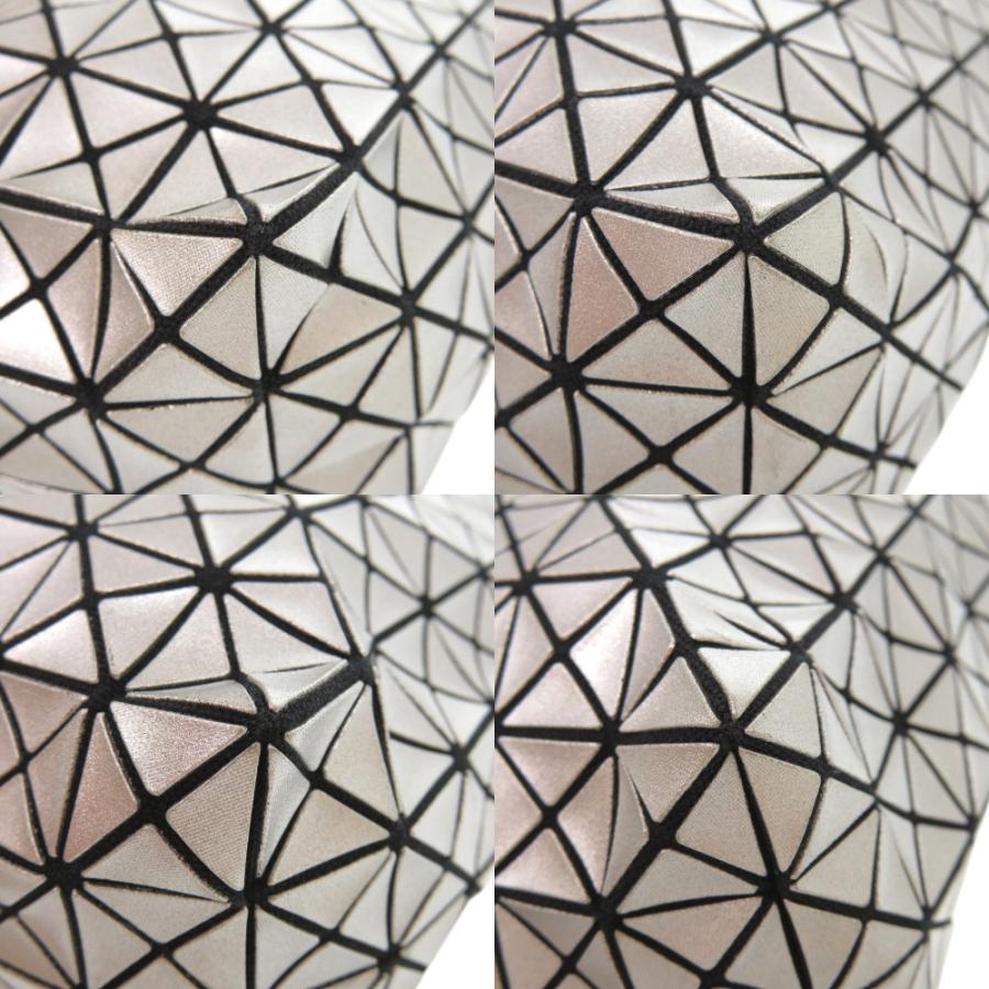 新品同様 イッセイミヤケ バオバオ ポリウレタン/コットン シルバー クラッチバッグ 1796 ISSEY MIYAKE_2