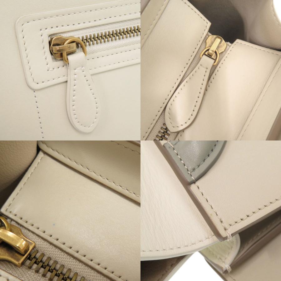 CELINE（セリーヌ） ラゲージ マイクロ レザー アイボリー