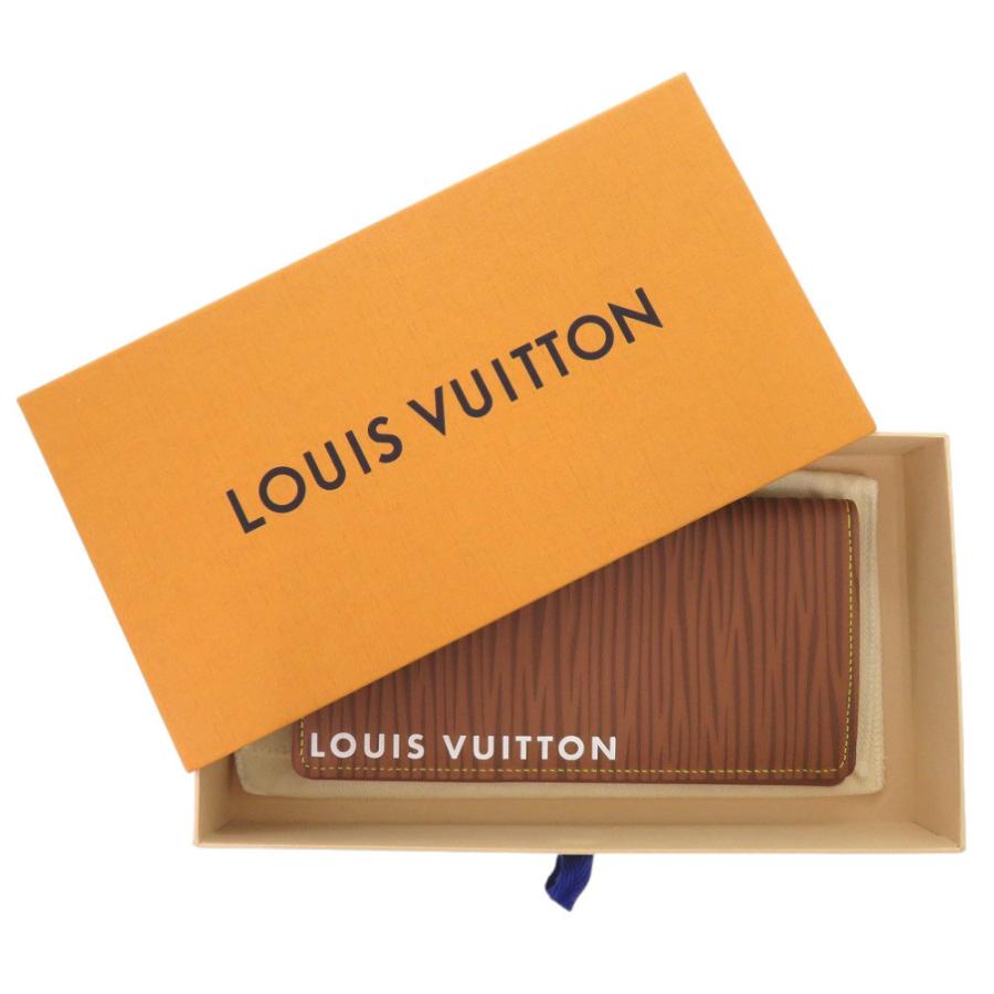 未使用 ルイ ヴィトン ポルトフォイユ ブラザ NM エピ M82631 エピレザー ブラウン 長財布 茶 LV 0619 LOUIS VUITTONの画像