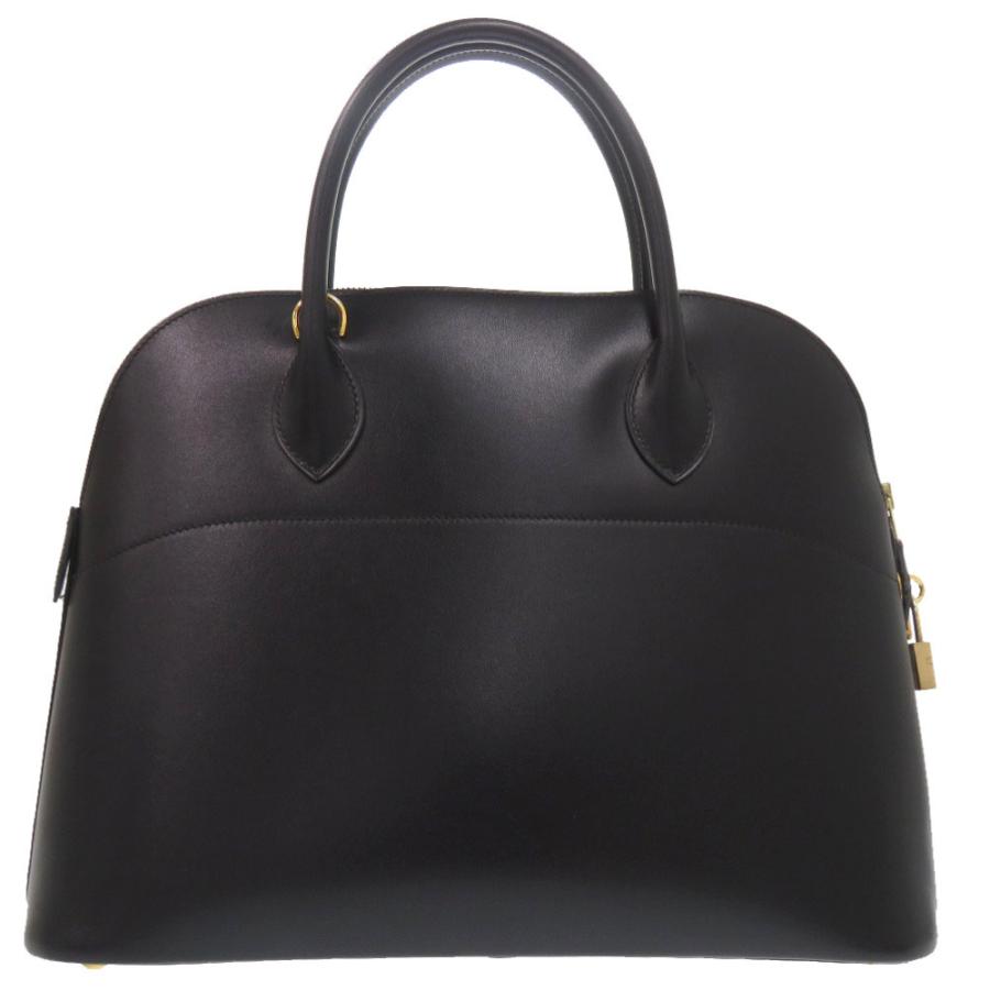 HERMES（エルメス） 美品 ボリード35 ボックスカーフ ブラック