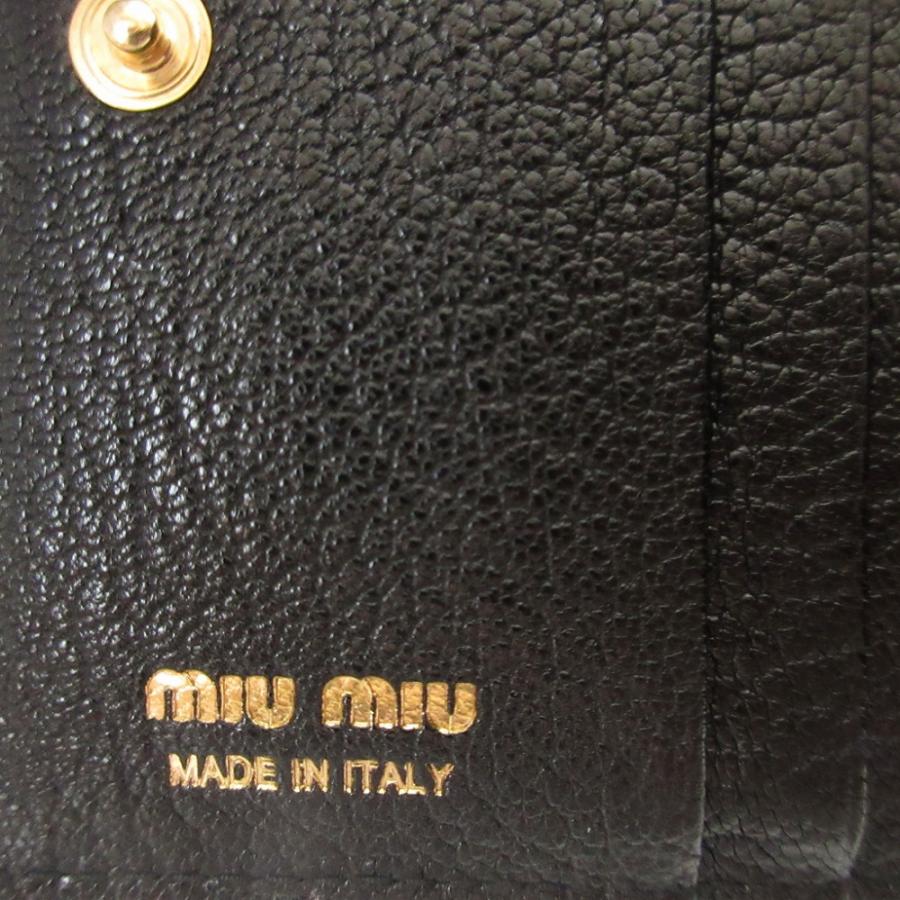 miu 新品同様 ミュウミュウ エムエムパリス ビジュー キャンバス  