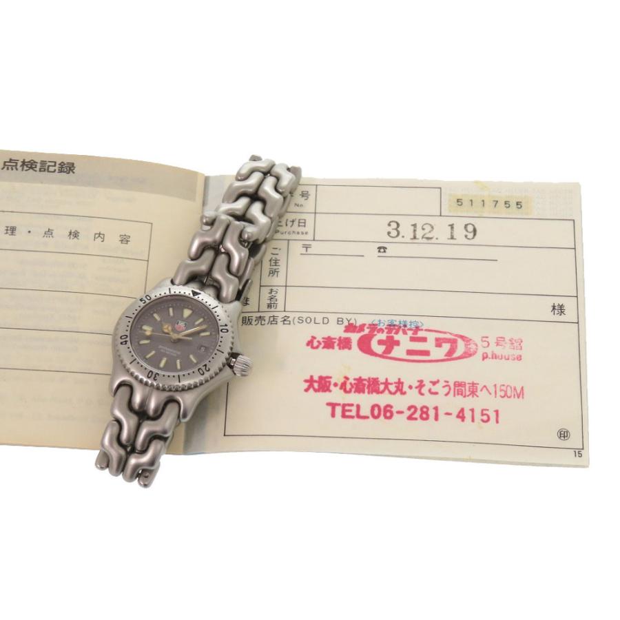 美品 タグホイヤー S99.215 プロフェッショナル200m SS グレー