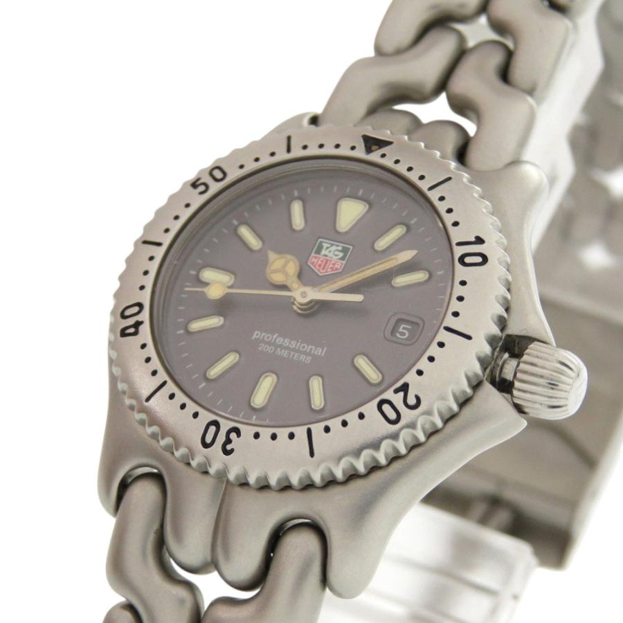 美品 タグホイヤー S99.215 プロフェッショナル200m SS グレー