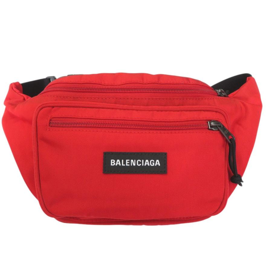 美品 バレンシアガ エクスプローラー ベルトバッグ ボディバッグ 482389 ウエストバッグ ナイロン レッド 0017 BALENCIAGA_1