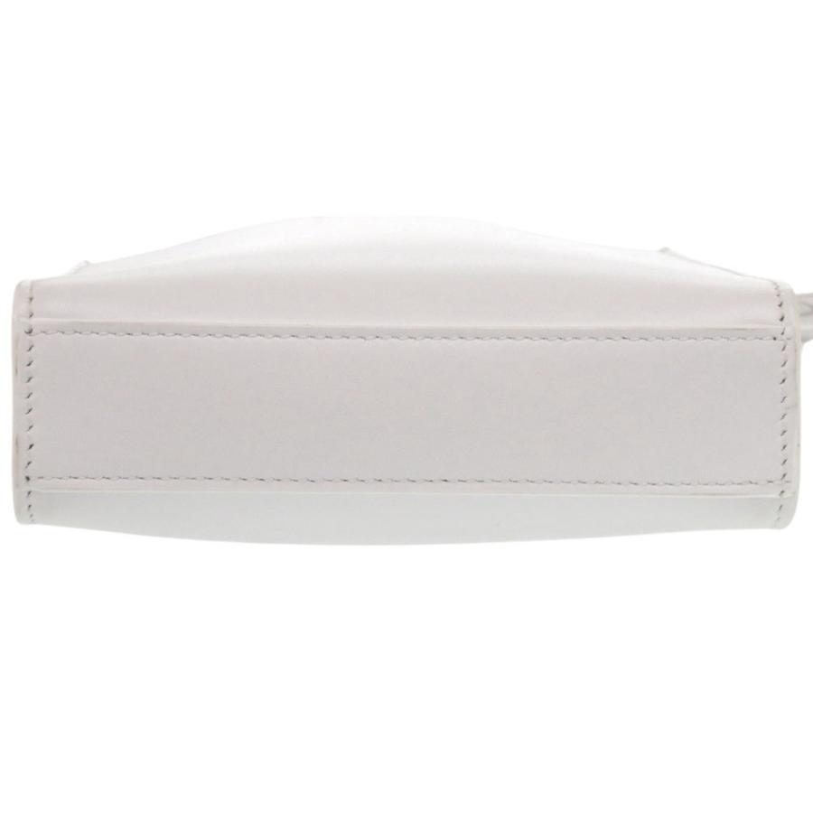 美品 ジルサンダー TANGLE SM タングル スモール JSPQ850173 レザー ホワイト ショルダーバッグ 白 0019 JIL SANDER_3