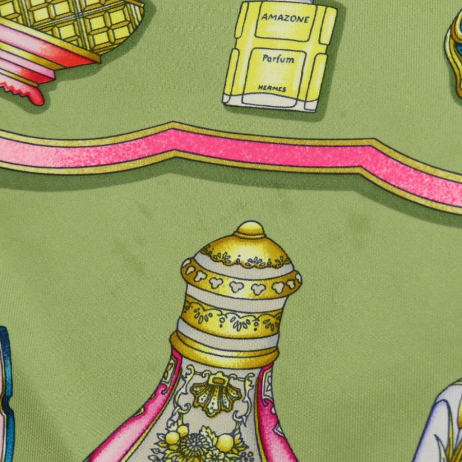 HERMES（エルメス） カレ90 Qu importe le flacon 香水瓶 シルク