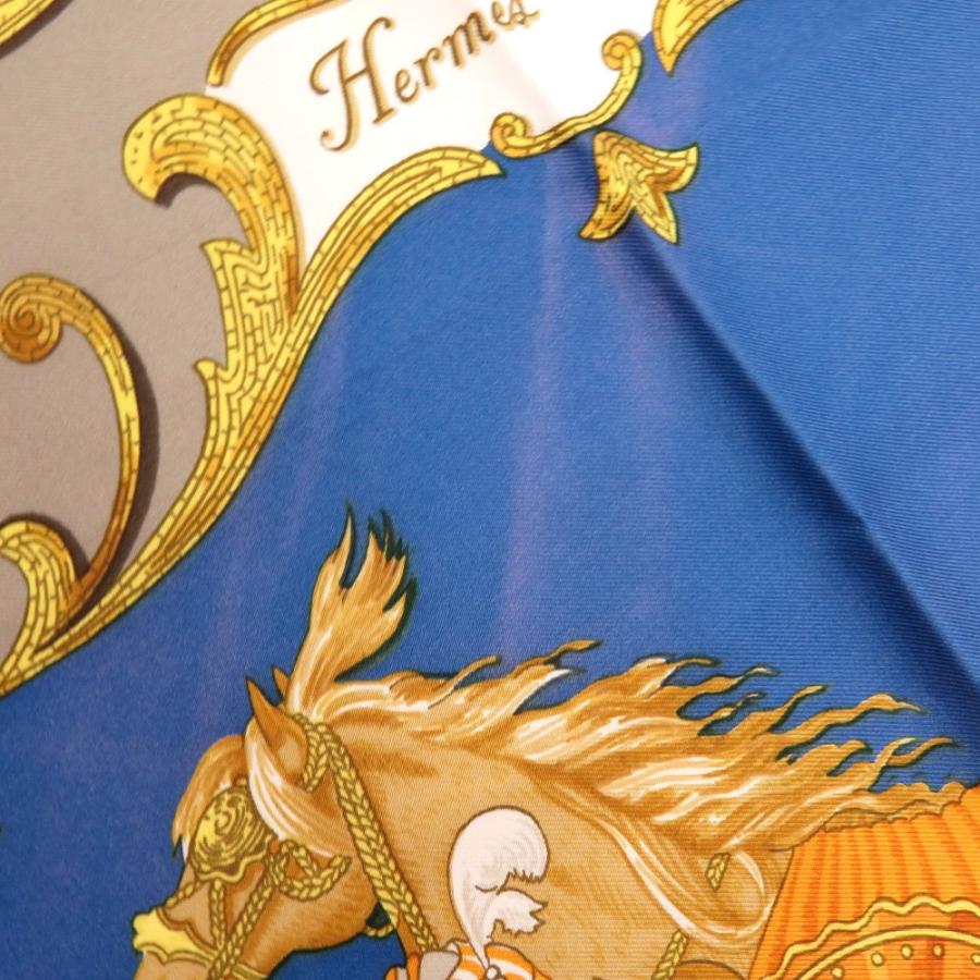 HERMES（エルメス） 美品 カレ90 トルコの馬 Cheval Turc シルク