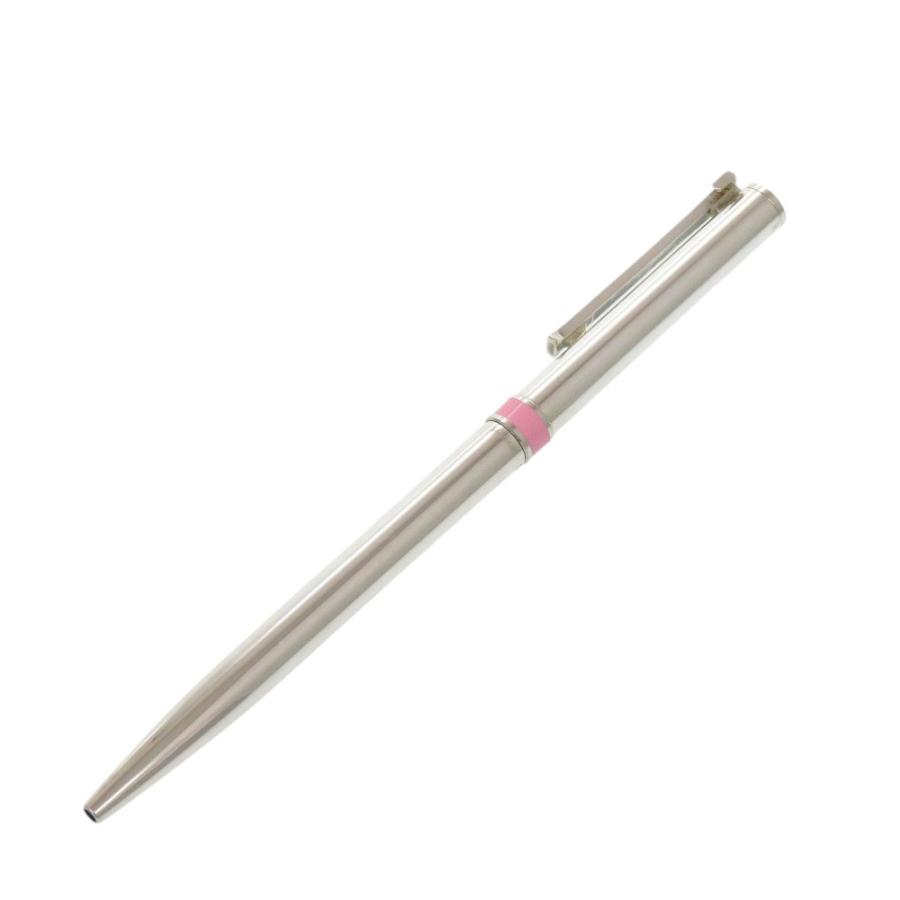 美品 ティファニー Tクリップ シルバー925 ピンク ボールペン 0658【中古】TIFFANY&Co. TIFFANY&Co.（ティファニー） 美品 Tクリップ シルバー925 ピンク