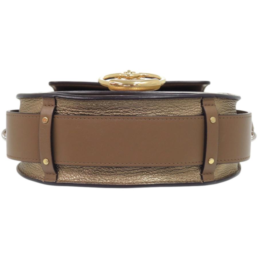 美品 クロエ 2WAY メタル テス スモール 01 19 70 65 3 レザー ゴールド 金 ショルダーバッグ 0659【中古】Chloe Chloe（クロエ） 美品 2WAY メタル テス スモール 01 19 70 65 3