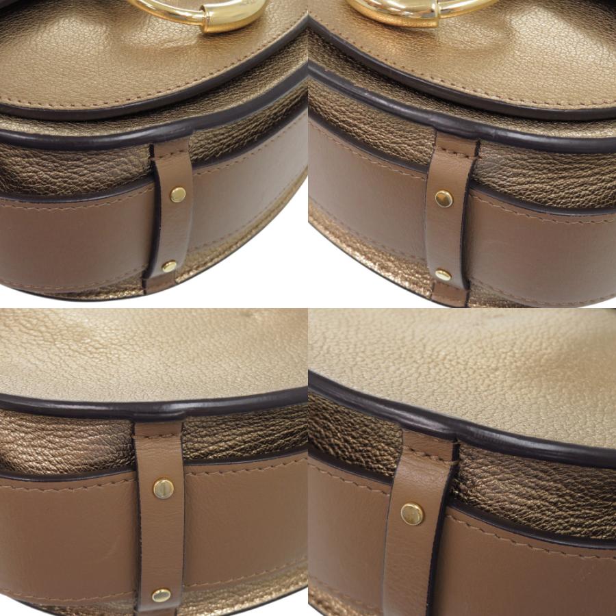 美品 クロエ 2WAY メタル テス スモール 01 19 70 65 3 レザー ゴールド 金 ショルダーバッグ 0659【中古】Chloe Chloe（クロエ） 美品 2WAY メタル テス スモール 01 19 70 65 3