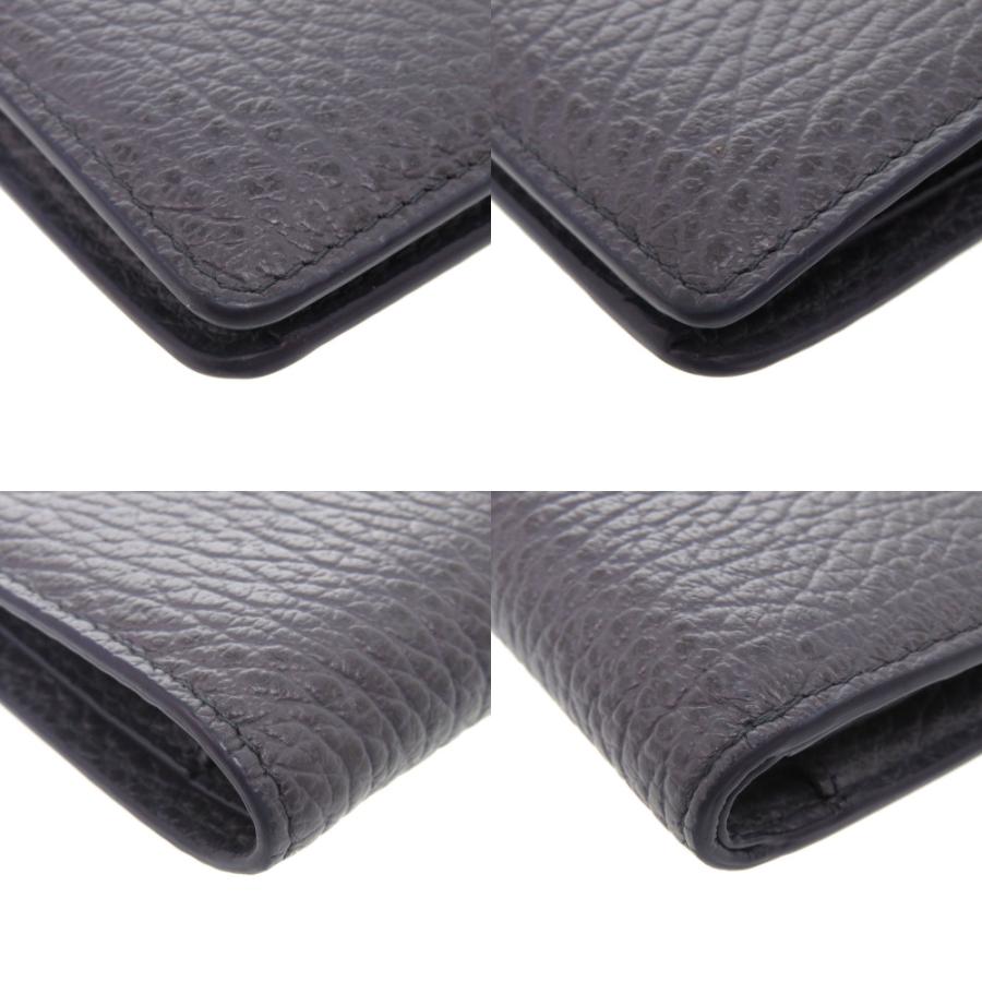 新品同様 メゾン マルジェラ 4ステッチ 二つ折り ウォレット レザー