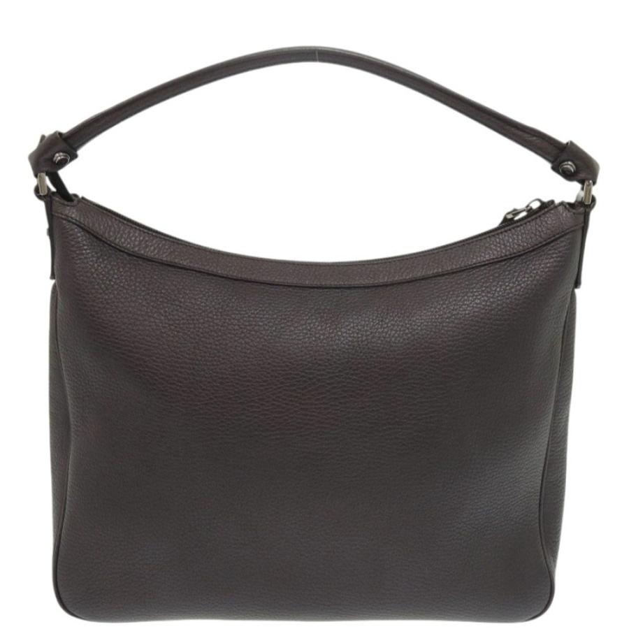 美品 グッチ 293581 ワンショルダーバッグ レザー ダークブラウン ハンドバッグ 1175 GUCCI_1