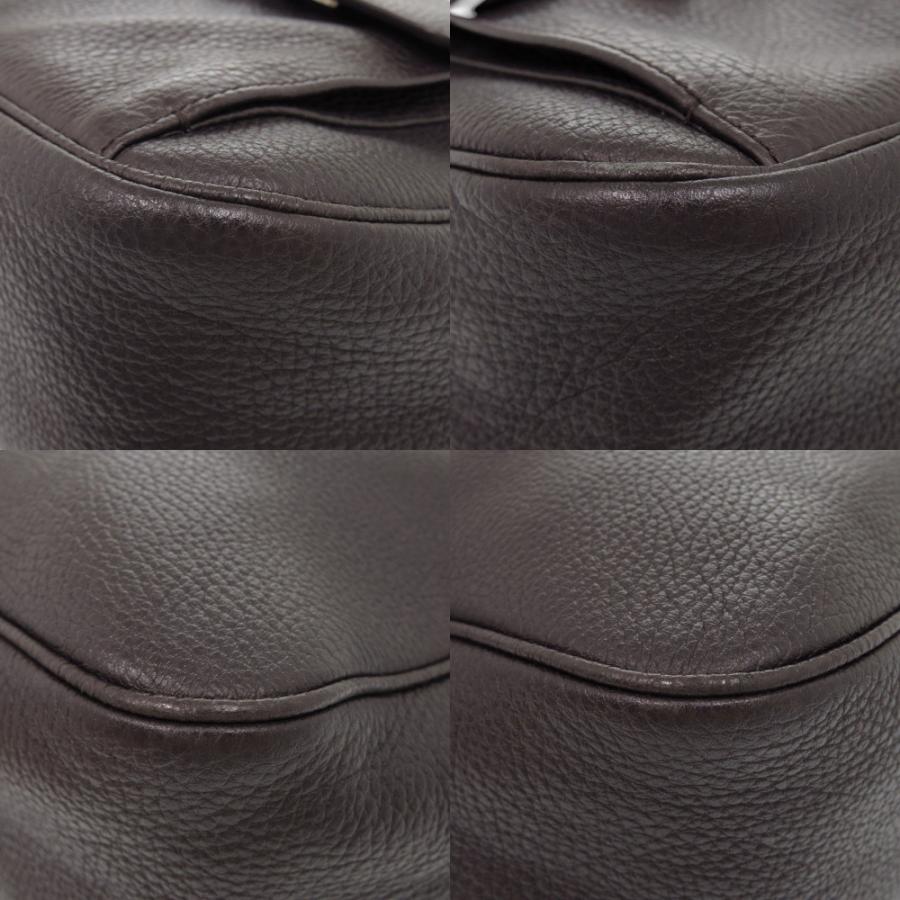 美品 グッチ 293581 ワンショルダーバッグ レザー ダークブラウン ハンドバッグ 1175 GUCCI_2