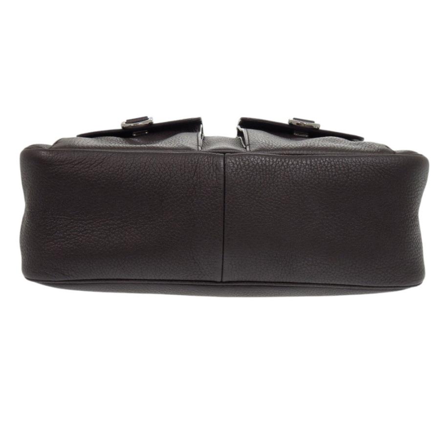 美品 グッチ 293581 ワンショルダーバッグ レザー ダークブラウン ハンドバッグ 1175 GUCCI_3