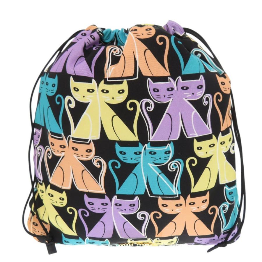 【miumiu】ネコ　キャット　巾着　ポーチ 新品未使用】MiuMiu 巾着ポーチ 猫 ノベルティ - メルカリ