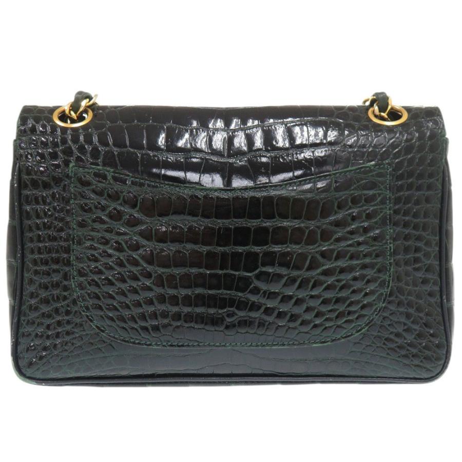 ダブルフラップ ゴールド金具 ショルダーバッグ CHANEL（シャネル） マトラッセ23 ダブルフラップ クロコダイル 1番台