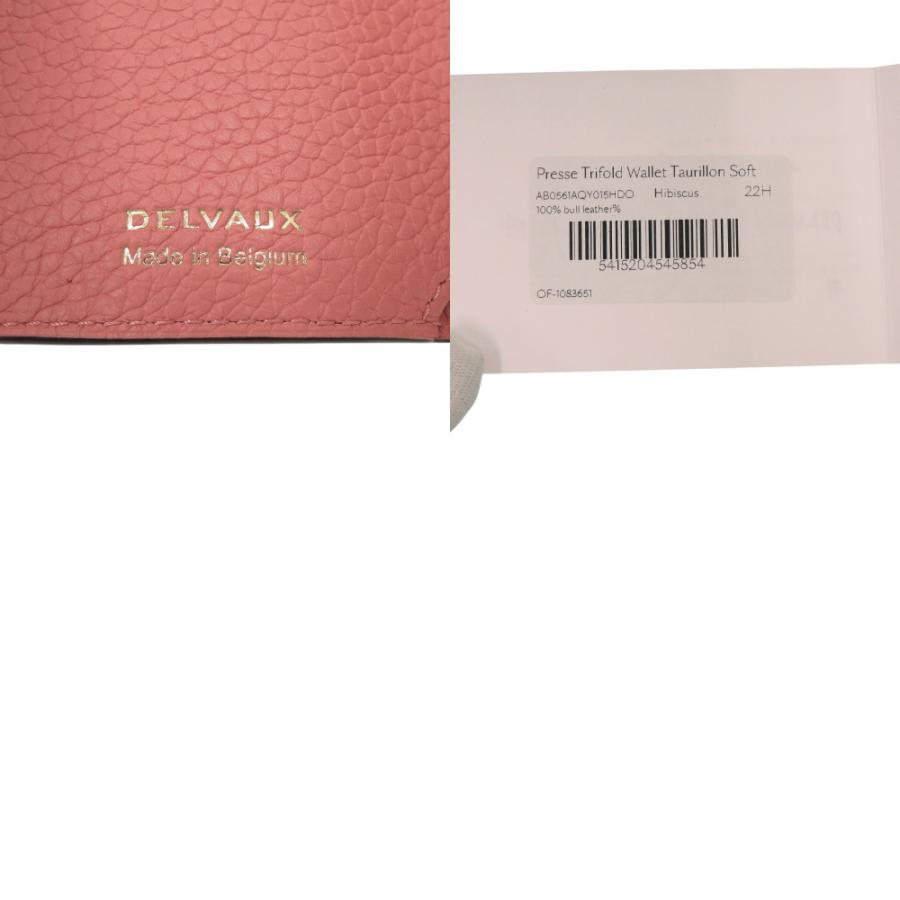 未使用 デルボー プレッセ AB0561AQY015HDO レザー ハイビスカス