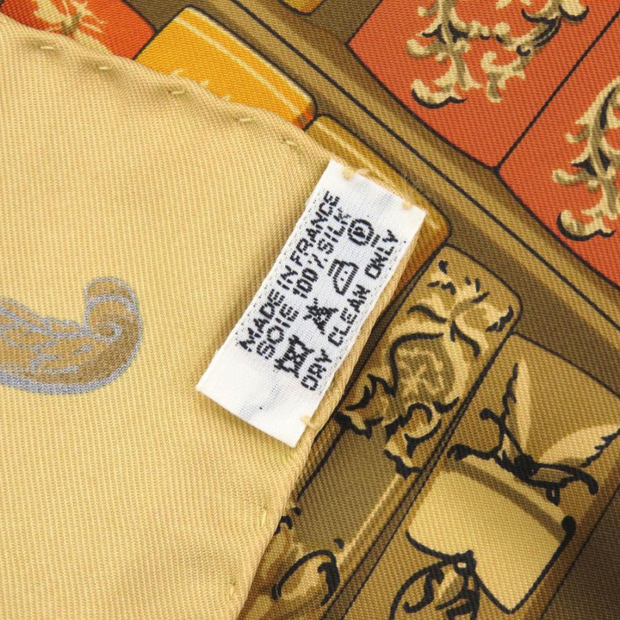 HERMES（エルメス） 新品同様 カレ45 プチカレ Bibliotheque 図書館
