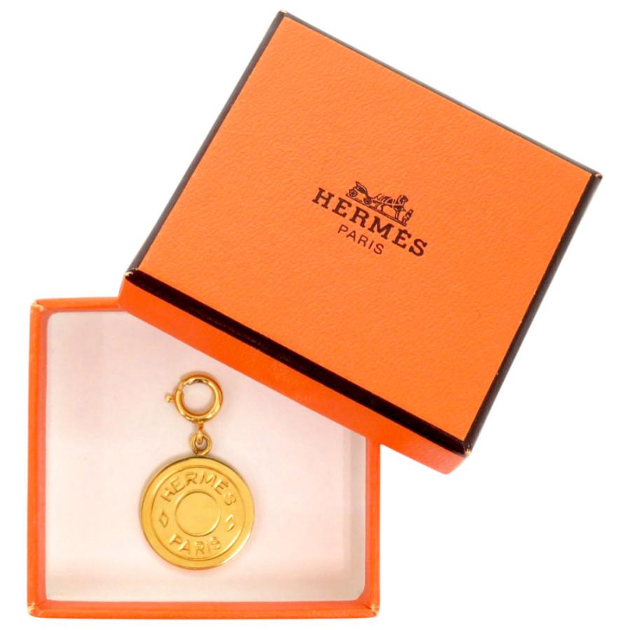 HERMES（エルメス） 美品 セリエ メタル ゴールド 金 ペンダントトップ