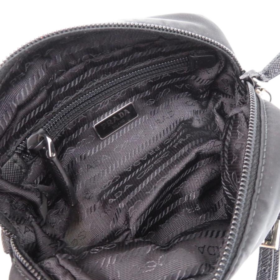 PRADA（プラダ） 新品同様 ストラップ付 1NE175 ナイロン シルバー金具