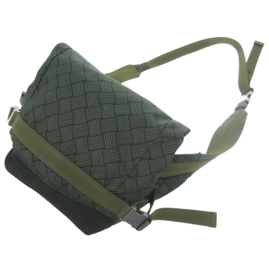 美品 ボッテガヴェネタ ナイロンボディバッグ ナイロン グリーン 0525 BOTTEGAVENETA_1