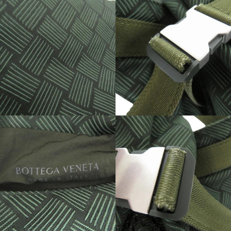 美品 ボッテガヴェネタ ナイロンボディバッグ ナイロン グリーン 0525 BOTTEGAVENETA_9
