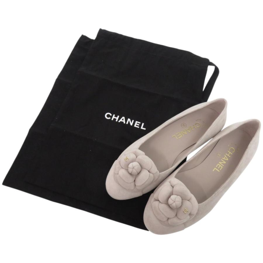 CHANEL（シャネル） 新品同様 バレエシューズ カメリア バレリーナ A