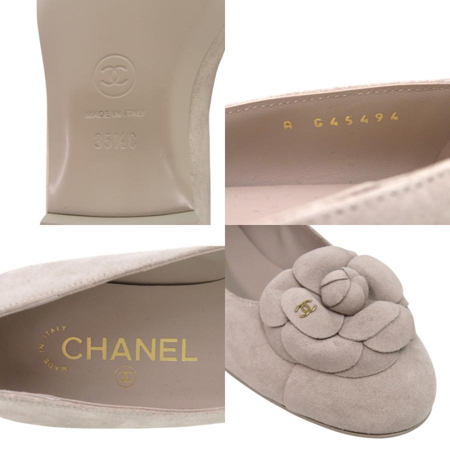 CHANEL（シャネル） 新品同様 バレエシューズ カメリア バレリーナ A