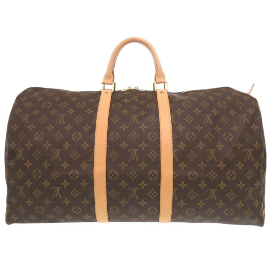 美品 ルイ ヴィトン キーポル55 モノグラム M41424 ブラウン ボストンバッグ LV 1237【中古】LOUIS VUITTON LOUIS VUITTON（ルイ・ヴィトン） 美品 ルイ ヴィトン キーポル55