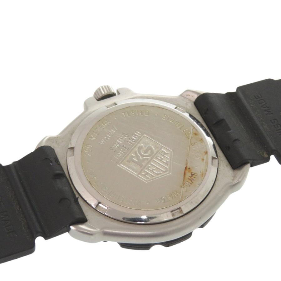 タグホイヤー フォーミュラ1 WA1217 SS ラバー ブラック ピンク 黒文字