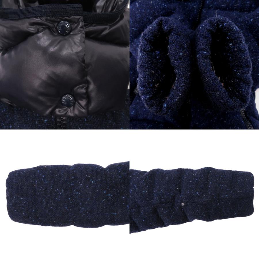 MONCLER（モンクレール） ASTERE ツイード x ナイロン フード付