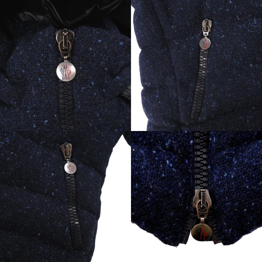 MONCLER（モンクレール） ASTERE ツイード x ナイロン フード付