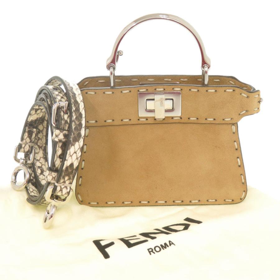 FENDI（フェンディ） 新品同様 ピーカブー アイシーユー マイクロ