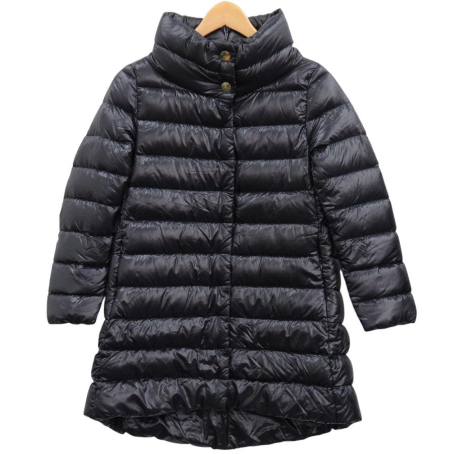 HERNO（ヘルノ） 美品 AMELIA PI0505DIC ナイロン/ダウン ブラック