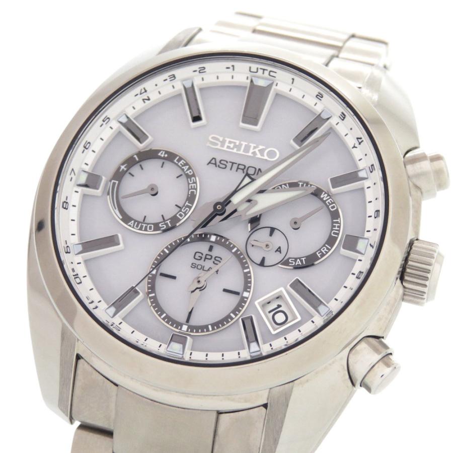 SEIKO ASTRON SBXC047 超美品 SEIKO（セイコー） 美品 アストロン SBXC047 5X53-0AJ0 ホワイト SS 白