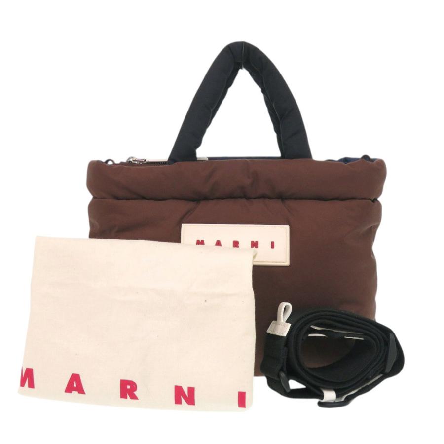 MARNI（マルニ） 新品同様 PUFF トートバッグ ミニ BMMP0131 ナイロン 