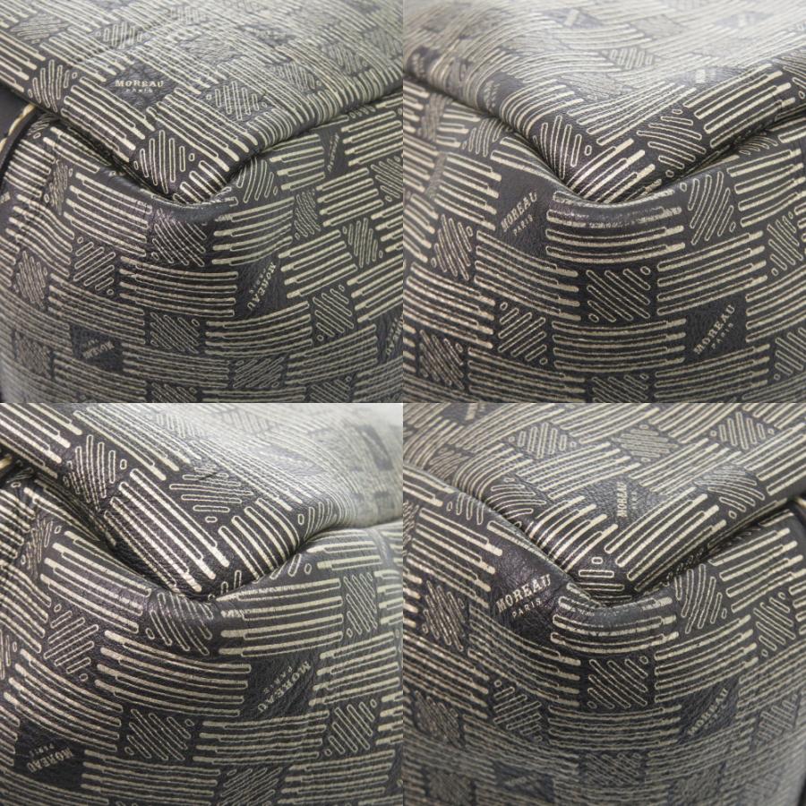 美品 モロー パリ VINCENNES MM ヴァンセンヌ レザー グレー トート