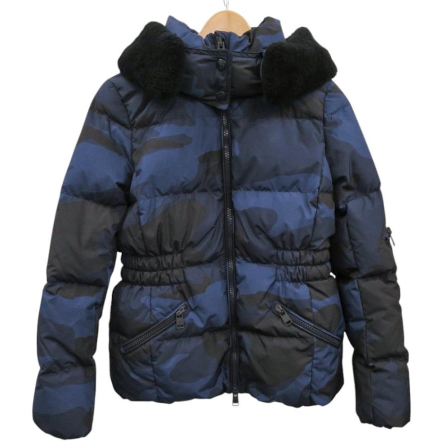 COACH（コーチ） 美品 カモフラージュ 迷彩柄 ダウン ブルー ダウン