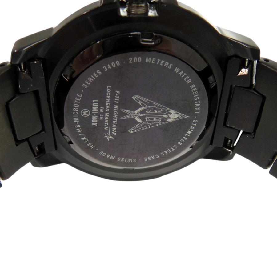 LUMINOX 美品 ルミノックス ナイトホーク F-117 3400-200
