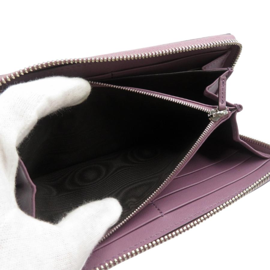 GUCCI 新品同様 グッチ 374850 クロコダイル シルバー金具 パープル  