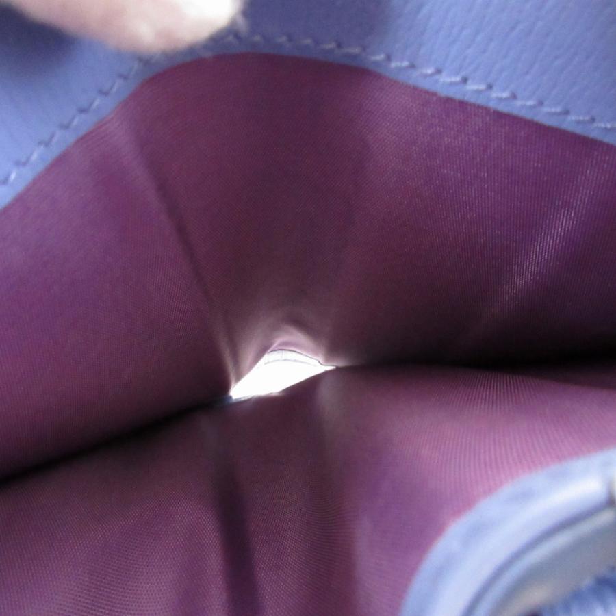 GUCCI 新品同様 グッチ レザー 772640 パープル 紫 2つ折り財布 財布  