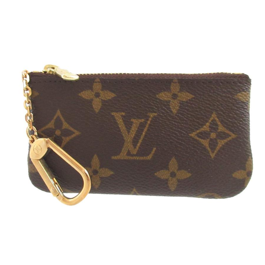【美品】ルイヴィトン　ポシェット・クレ　モノグラム　コインケース　ブラウン　茶 LOUIS VUITTON 新品同様 ルイヴィトン モノグラム ポシェット